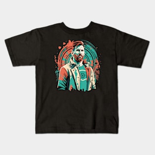 Lionel Messi GOAT of Football Kids T-Shirt